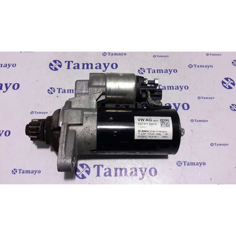 Recambio de motor arranque para volkswagen golf vi (5k1) 1.6 tdi dpf referencia OEM IAM 02Z911024H  0001153007