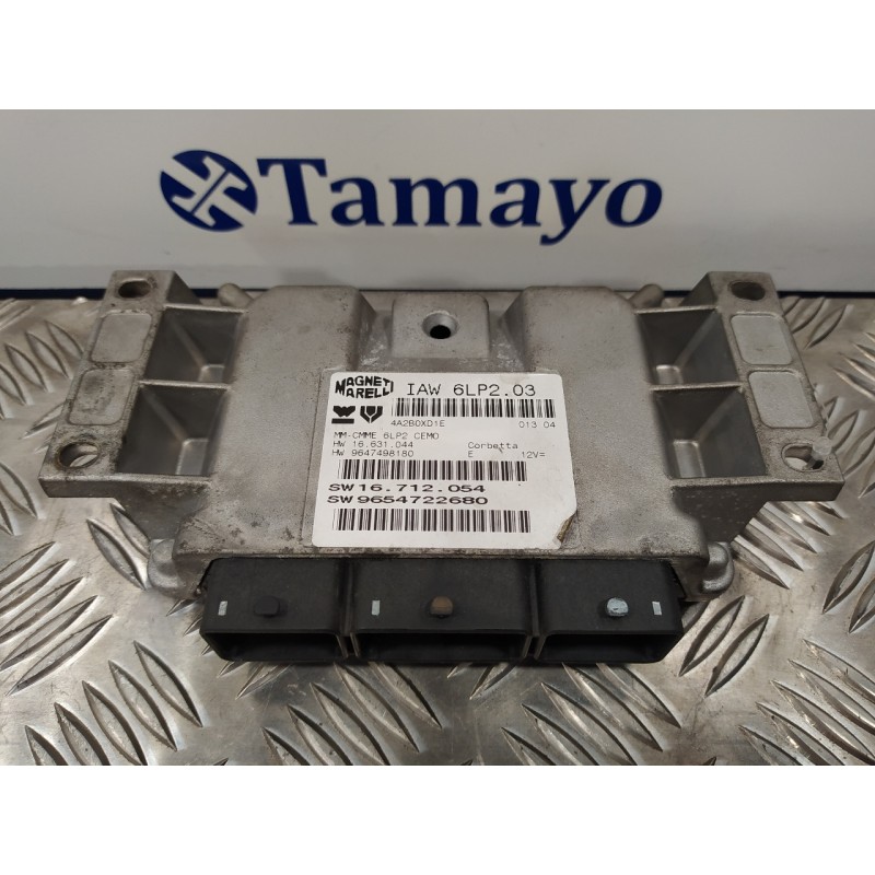 Recambio de centralita motor uce para peugeot 206 berlina 1.4 16v cat (kfu / et3j4) referencia OEM IAM 9654722680 16712054 96474