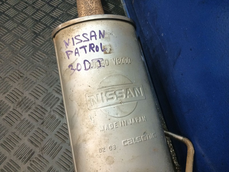 Recambio de tubo escape trasero para nissan patrol gr (y61) 3.0 16v turbodiesel cat referencia OEM IAM 20350VB000  