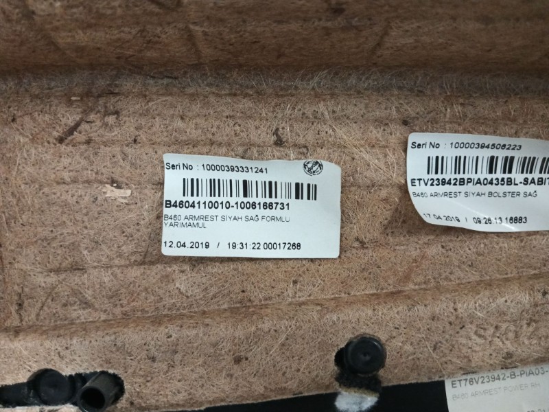 Recambio de guarnecido puerta delantera derecha para ford transit courier b460 furgoneta/monovolumen 1.5 tdci referencia OEM IAM