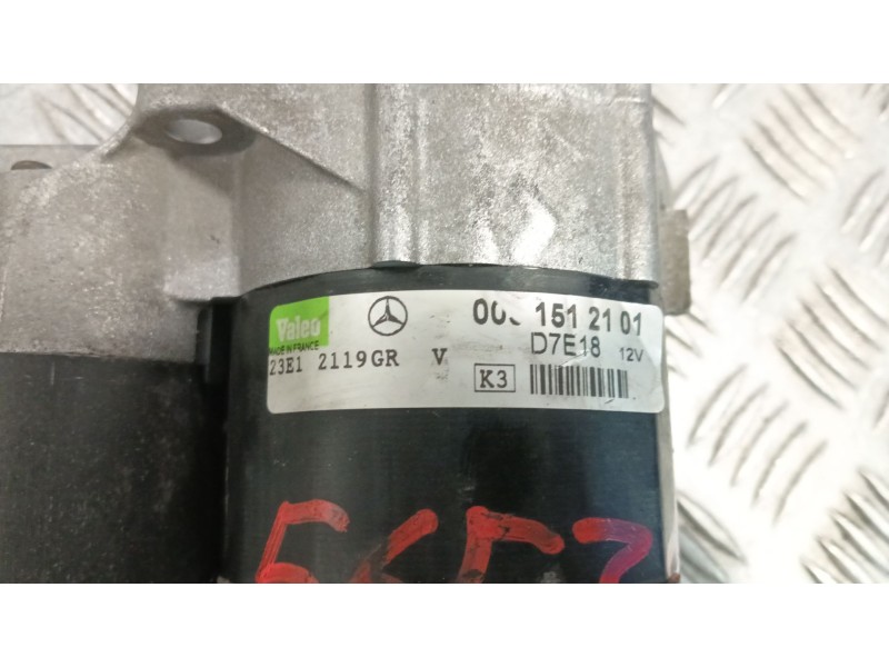 Recambio de motor arranque para mercedes-benz clase a (w168) 1.6 cat referencia OEM IAM 0051512101  D7E18
