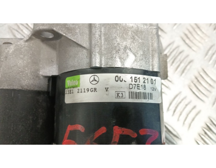 Recambio de motor arranque para mercedes-benz clase a (w168) 1.6 cat referencia OEM IAM 0051512101  D7E18