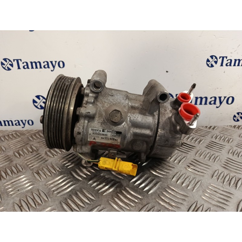Recambio de compresor aire acondicionado para peugeot 207 sw (wk_) 1.6 hdi referencia OEM IAM SD6V121450  9655191680