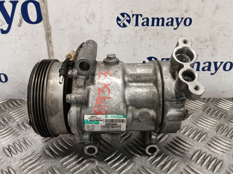 Recambio de compresor aire acondicionado para dacia sandero 1.2 16v referencia OEM IAM 8200840899  SD6VDCF