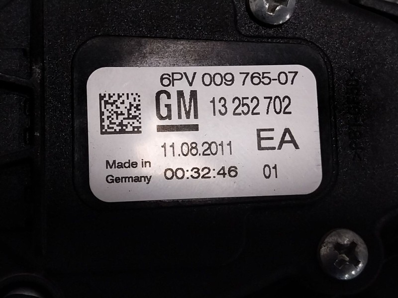 Recambio de pedal acelerador para opel astra j (p10) 1.7 cdti (68) referencia OEM IAM 6PV00976507  13252702