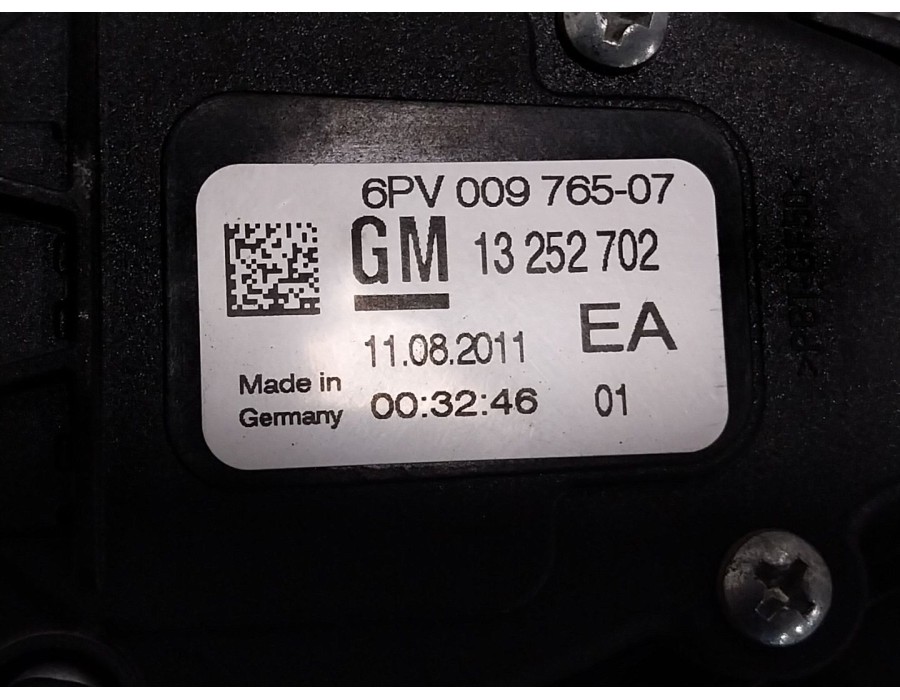 Recambio de pedal acelerador para opel astra j (p10) 1.7 cdti (68) referencia OEM IAM 6PV00976507  13252702