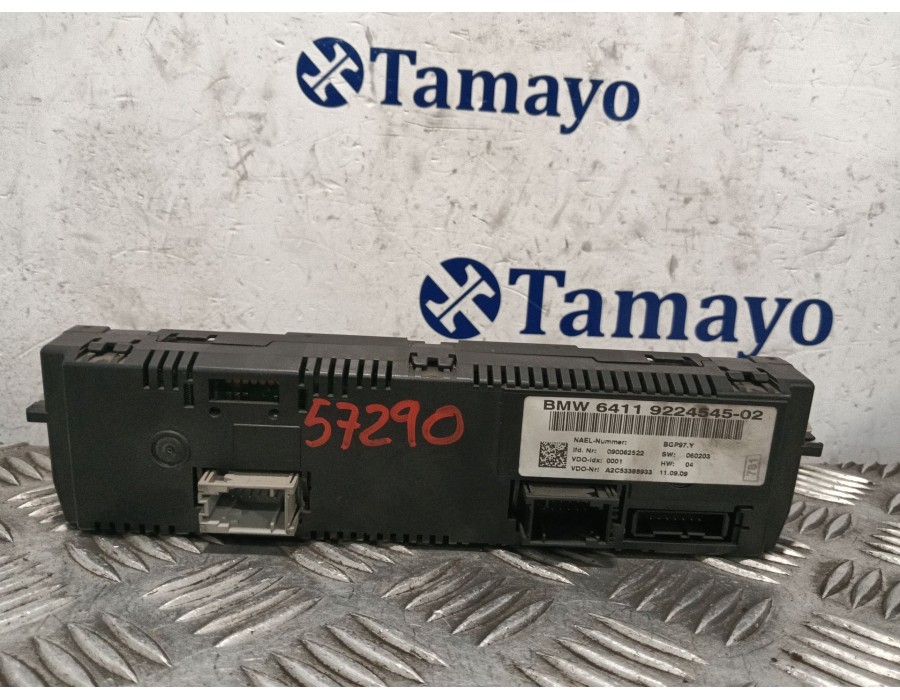 Recambio de mando climatizador para bmw serie 1 berlina (e81/e87) 2.0 turbodiesel cat referencia OEM IAM 6411922454502  A2C53388