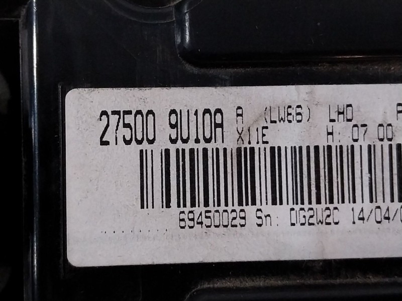Recambio de mando climatizador para nissan note (e11e) 1.5 dci turbodiesel cat referencia OEM IAM 275009U10A  69450029