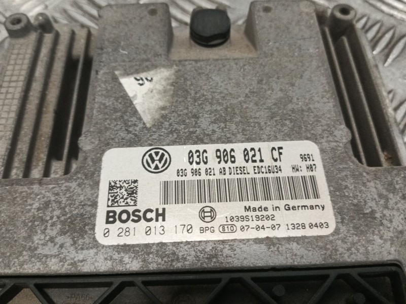 Recambio de centralita motor uce para volkswagen eos (1f7, 1f8) 2.0 tdi referencia OEM IAM 0281013170  0281013170