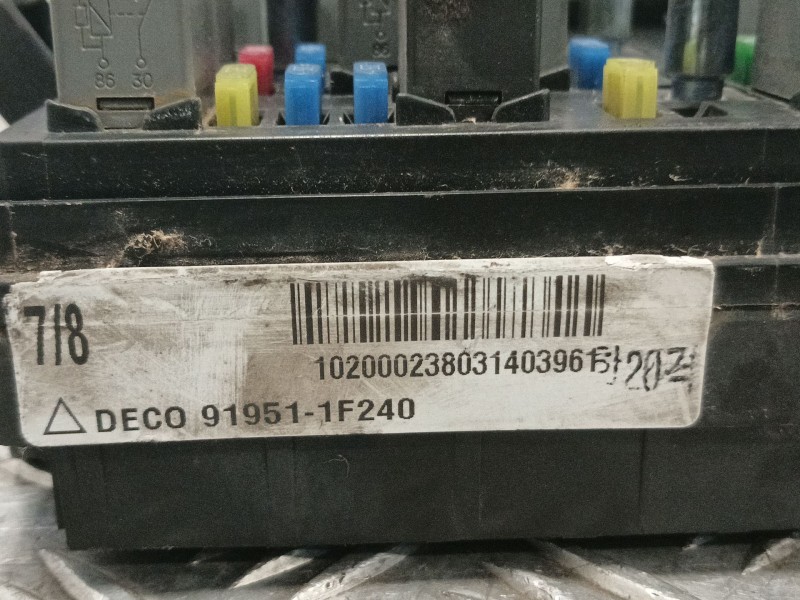 Recambio de caja reles / fusibles para kia sportage 2.0 crdi referencia OEM IAM 919511F240  