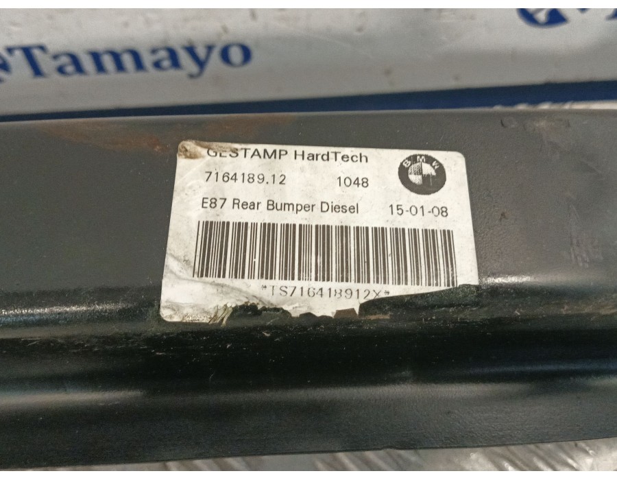 Recambio de refuerzo paragolpes trasero para bmw serie 1 berlina (e81/e87) 1.6 16v cat referencia OEM IAM 716418912  