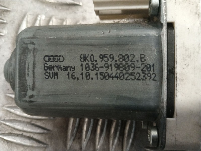 Recambio de elevalunas delantero izquierdo para seat alhambra (710, 711) 2.0 tdi referencia OEM IAM 7N0837461J 8K0959802B 361740