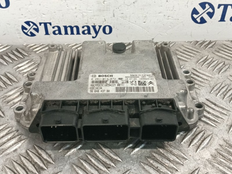 Recambio de centralita motor uce para peugeot partner monospace (5_, g_) 1.6 hdi 90 referencia OEM IAM 0281013872 1039S0163 9653