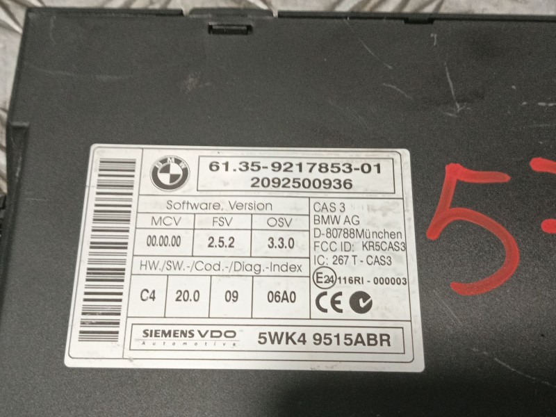 Recambio de modulo electronico para bmw serie 1 berlina (e81/e87) 2.0 turbodiesel cat referencia OEM IAM 6135921785301  