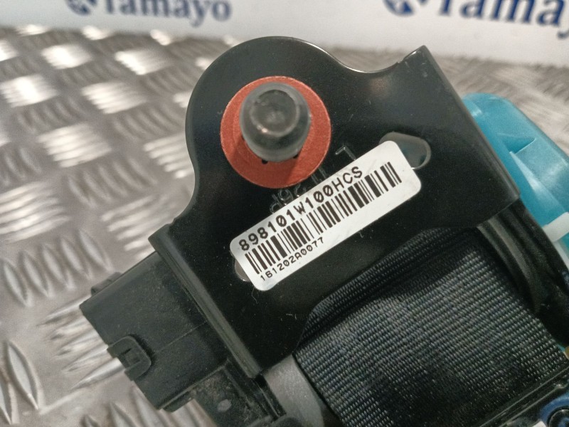 Recambio de cinturon seguridad trasero izquierdo para kia rio 1.2 cat referencia OEM IAM 898101W100HCS  