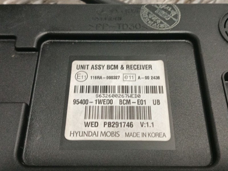 Recambio de modulo electronico para kia rio 1.2 cat referencia OEM IAM 954001WED0  