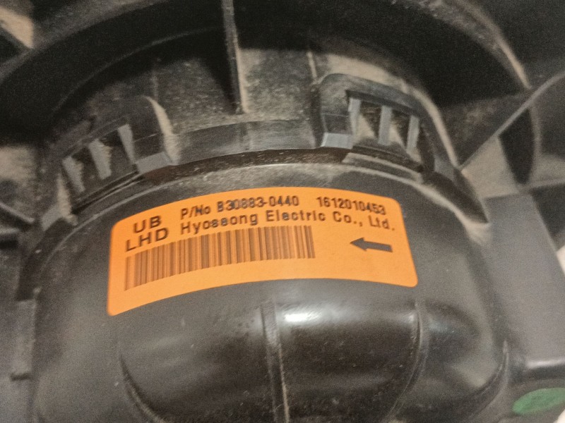 Recambio de motor calefaccion para kia rio 1.2 cat referencia OEM IAM B308830440  