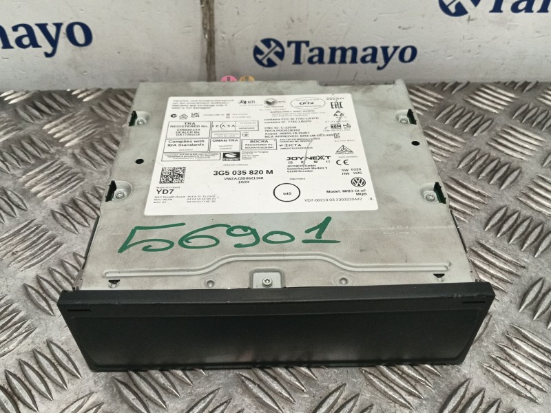 Recambio de sistema navegacion gps para volkswagen polo 1.0 tsi referencia OEM IAM 3G5035820M  