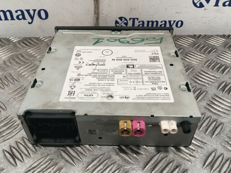 Recambio de sistema navegacion gps para volkswagen polo 1.0 tsi referencia OEM IAM 3G5035820M  