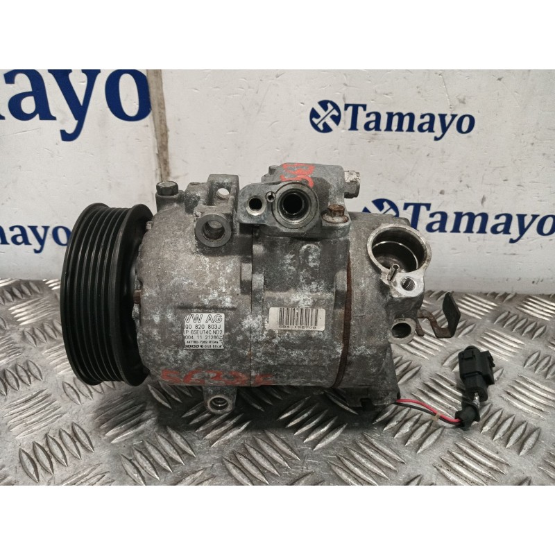 Recambio de compresor aire acondicionado para volkswagen polo (9n1) 1.4 tdi referencia OEM IAM 6Q0820803J 6SEU14C 4471807282