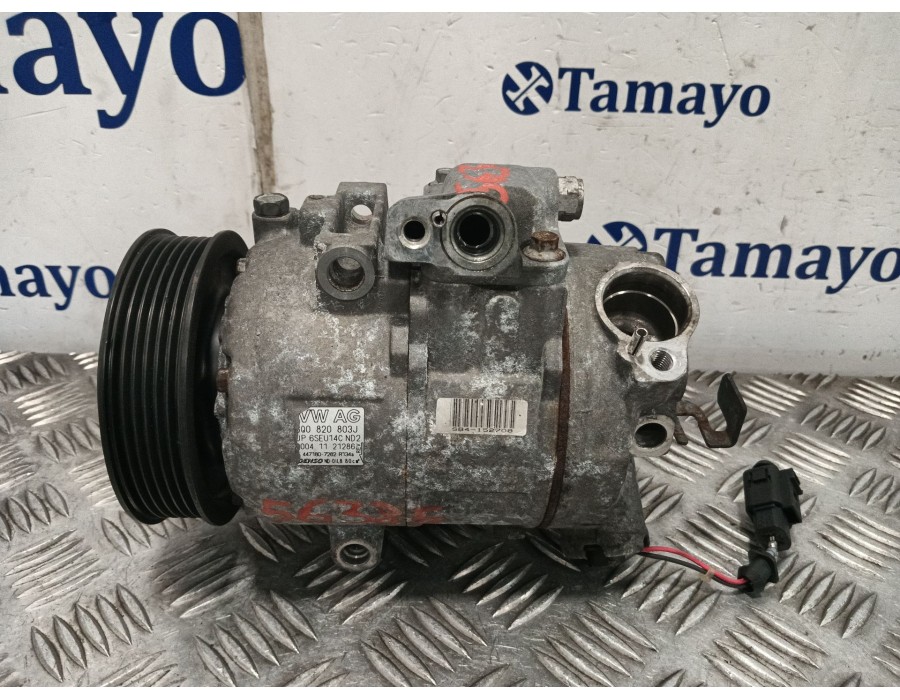 Recambio de compresor aire acondicionado para volkswagen polo (9n1) 1.4 tdi referencia OEM IAM 6Q0820803J 6SEU14C 4471807282