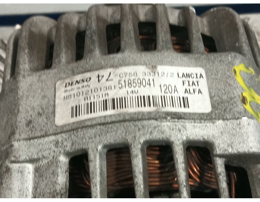 Recambio de alternador para lancia ypsilon (312_) 1.2 (312.pxa1a, 312.yxa1a) referencia OEM IAM 51859041  MS1012101381