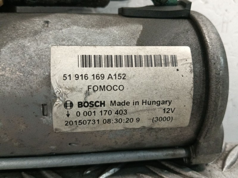 Recambio de motor arranque para ford ka (ru8) 1.2 referencia OEM IAM 51916169A152  0001170403