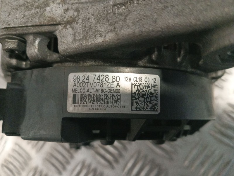 Recambio de alternador para opel combo furgoneta/monovolumen (k9) 1.5 d referencia OEM IAM 9824742880  A002TV0781ZEA