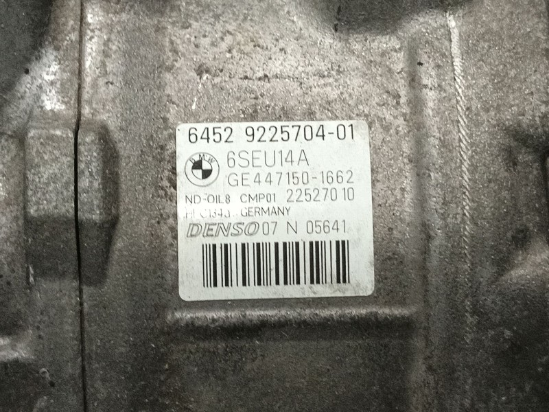 Recambio de compresor aire acondicionado para bmw x3 (f25) xdrive 20 d referencia OEM IAM 6452922570401  GE4471501662