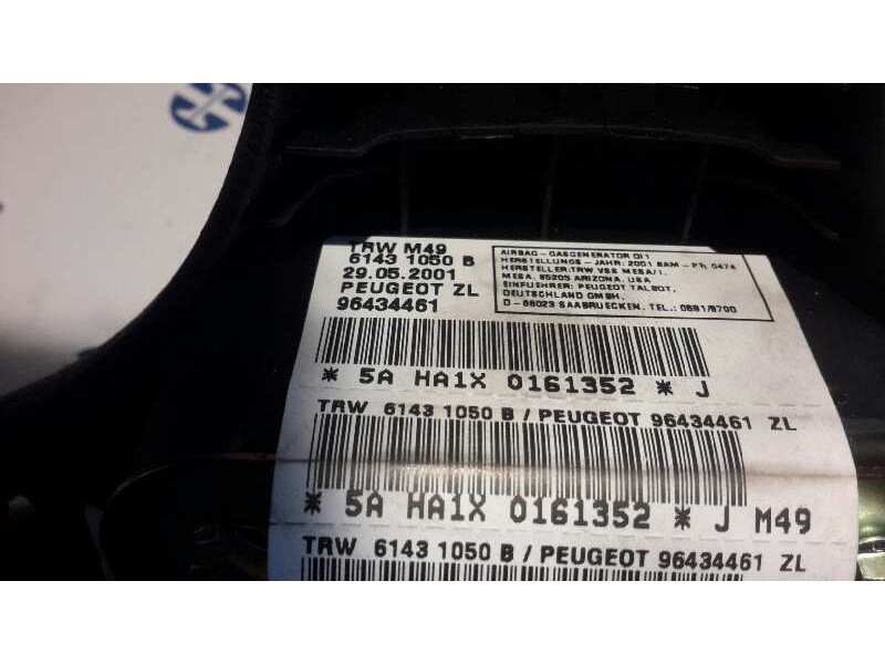 Recambio de airbag delantero izquierdo para peugeot partner (s1) referencia OEM IAM 61431050B  96434461