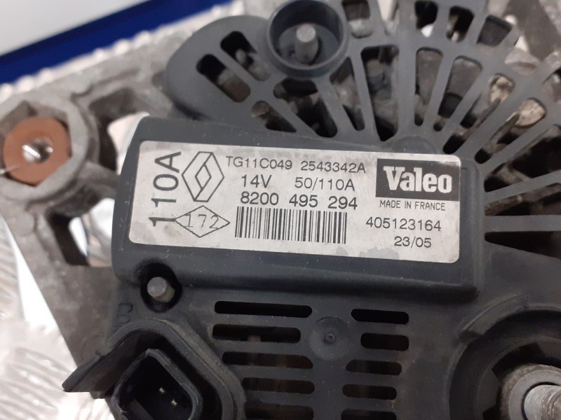 Recambio de alternador para renault scenic ii 1.9 dci diesel referencia OEM IAM 8200495294 2543342A TG11C049