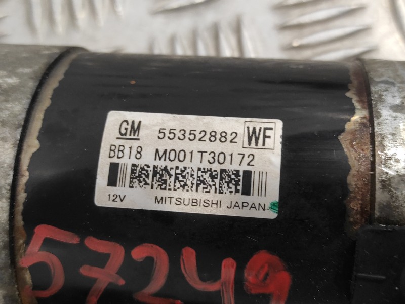 Recambio de motor arranque para opel astra j lim. 2.0 16v cdti referencia OEM IAM 55352882  M001T30172