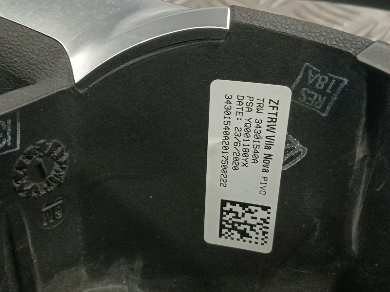 Recambio de volante para opel combo furgoneta/monovolumen (k9) 1.5 d referencia OEM IAM 34206806  