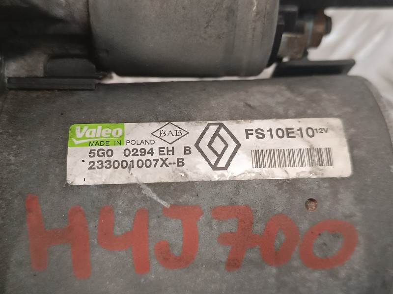 Recambio de motor arranque para renault megane iii coupe 1.4 tce referencia OEM IAM 233001007XB  FS10E10