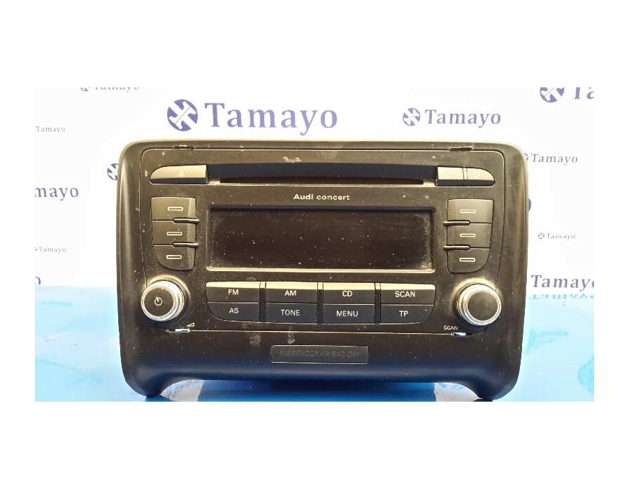 Recambio de sistema audio / radio cd para audi tt (8j3/8j9) 1.8 16v tfsi referencia OEM IAM 8J0035186M  7647013380