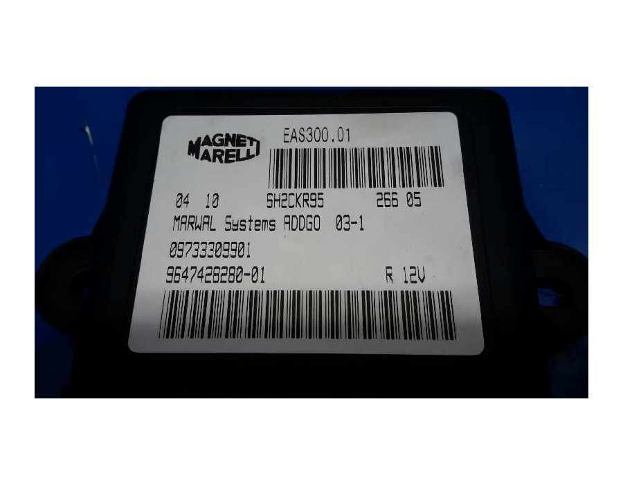 Recambio de centralita inmovilizador para peugeot 307 break/sw (s2) 1.6 16v cat referencia OEM IAM 964742828001 551200016905 097