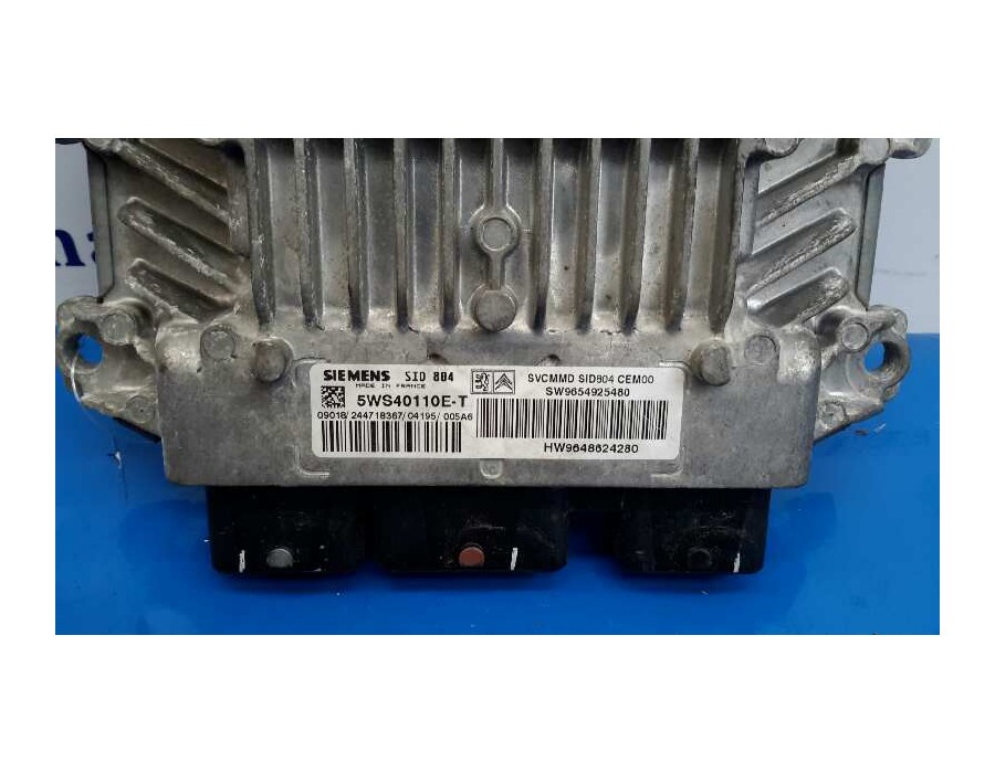 Recambio de centralita motor uce para citroën c3 1.4 hdi referencia OEM IAM 5WS40110ET 9654925480 SW9654925480