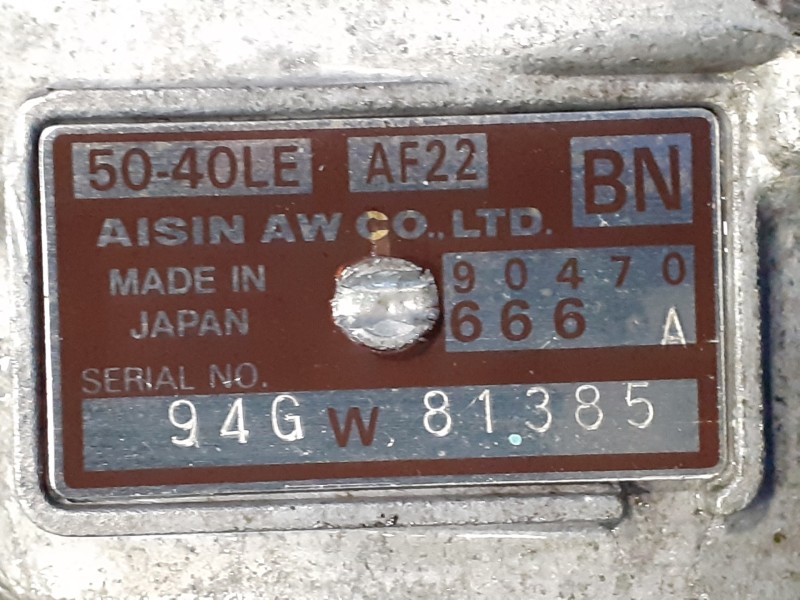 Recambio de caja cambios para saab 9-3 berlina 2.0 cat referencia OEM IAM 5040LE  AF22