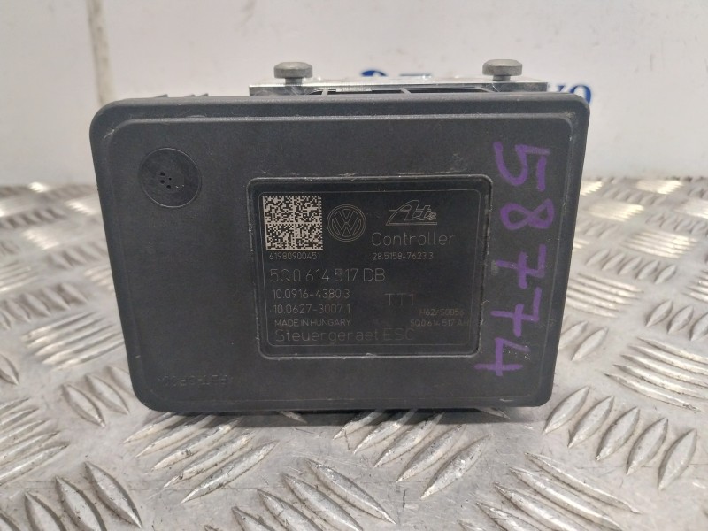 Recambio de abs para volkswagen golf vii (5g1, bq1, be1, be2) 1.4 gte hybrid referencia OEM IAM 5Q0614517DB MK100ESC 5Q0614517AH