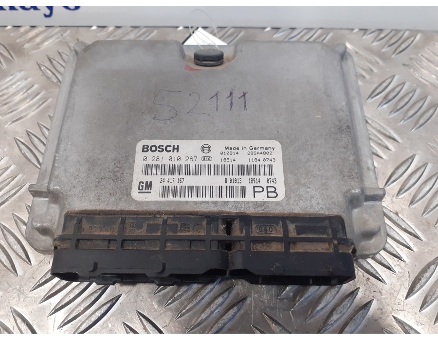 Recambio de centralita motor uce para opel astra g berlina 2.0 dti referencia OEM IAM 0281010267 28SA4802 24417167