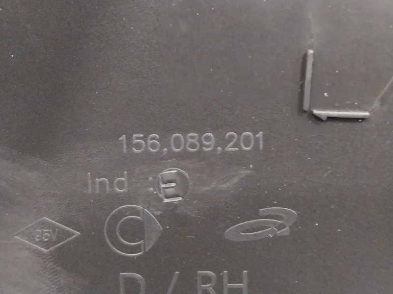 Recambio de guarnecido puerta trasera derecha para smart forfour eq referencia OEM IAM 156089211  