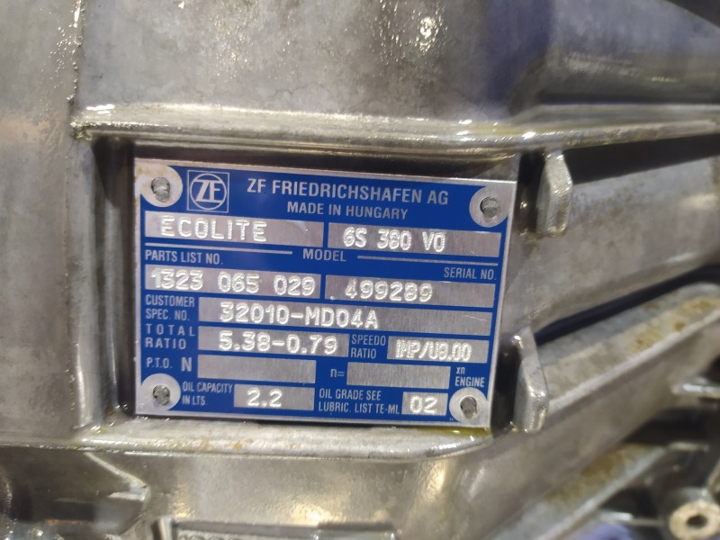 Recambio de caja cambios para renault maxity 2.9 diesel referencia OEM IAM 32010MD04A 6S380V0 1323065029