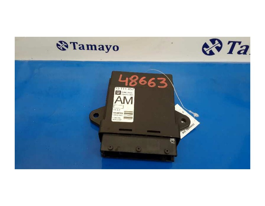 Recambio de centralita cierre para opel signum 2.2 16v dti cat (y 22 dtr / l50) referencia OEM IAM 13111457  5WK46002