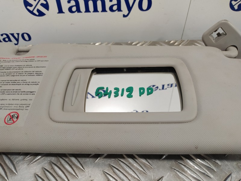 Recambio de parasol derecho para renault fluence 1.5 dci diesel fap referencia OEM IAM   