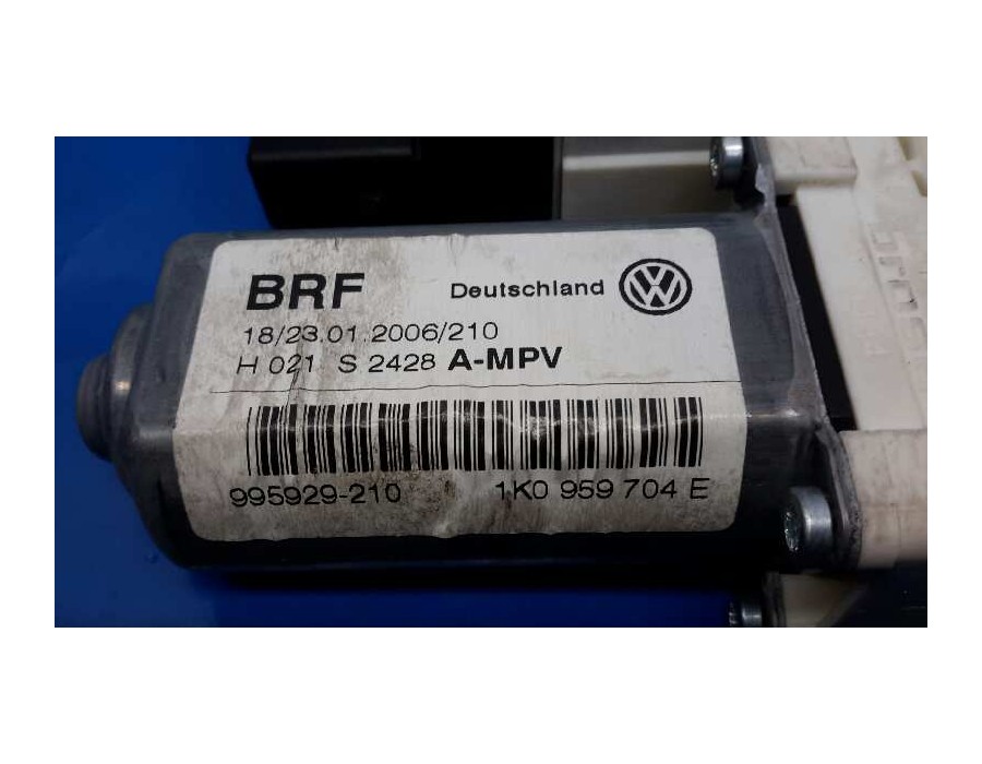 Recambio de motor elevalunas trasero derecho para volkswagen touran (1t1) 1.4 16v tsi referencia OEM IAM 1K0959704E 995929210 99