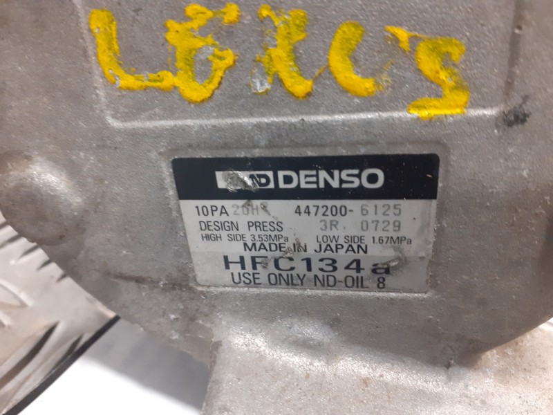 Recambio de compresor aire acondicionado para toyota lexus gs 300 (jzs147) referencia OEM IAM 4472006125  