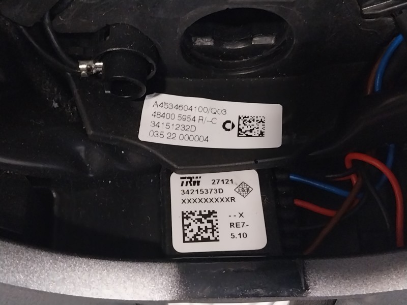 Recambio de volante para smart forfour eq referencia OEM IAM A4534604100  