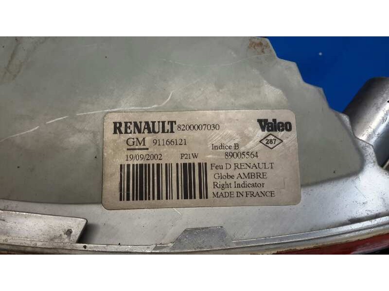 Recambio de piloto delantero derecho para nissan primastar (x83) 1.9 dci diesel cat referencia OEM IAM 8200007030  91166121
