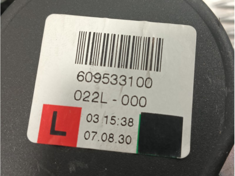 Recambio de cinturon seguridad trasero izquierdo para volkswagen touareg (7l6) 2.5 tdi dpf referencia OEM IAM 609533100  