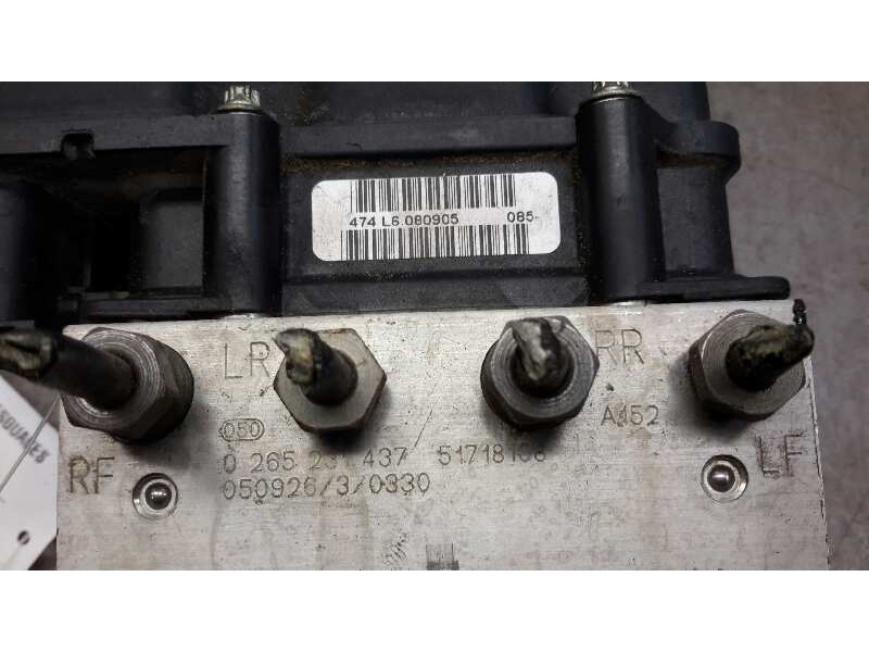 Recambio de abs para fiat stilo (192) 1.9 jtd cat referencia OEM IAM 0265231437 0265800369 51718108
